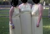 Two bridesmaid dresses