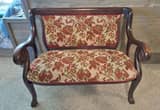 Antique Satee with Tapestry Upholstery