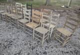 Chippy Farmhouse Antique Chairs