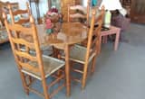 table and 4 chairs