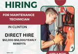 Now Hiring Maintenance Technician