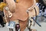 Brand new Tough 1 barrel saddle western