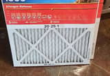 5 Filtrete air filters 20X25X1