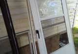 white screen storm door