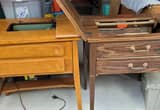 2 cabinet sewing machines