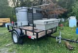 5x8 Trailer with Toolbox and Racks