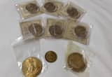 Lot of 9 Collectible Coins