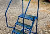 four step rolling safety ladder