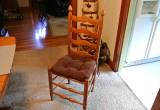 colonial style ladder back chairs [5] -
