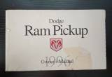 96 Dodge Ram Pickup Owners Manual W Case