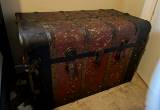 Antique traveling trunk