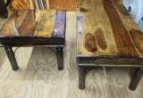 vintage solid wood coffee tables