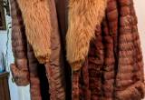 Sable mink coat