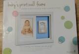 baby' s print wall frame