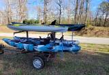 4 kayak' s and trailer