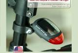 Solar Powered Bicycle Red LED Tail Light