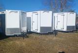 *New* 2024 White enclosed trailers