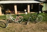 His and hers vintage 1960s bicycles
