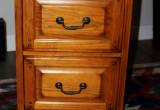oak file cabinet