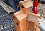 Birdhouse 3 hole Wooden