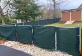 185ft of 4ft galvanized chainlink fence