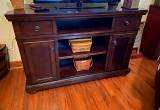 tv cabinet and end table