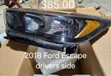 2018 Ford Escape drivers side headlamp