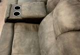 Reclining couch and loveseat