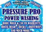 Pressure Pro Power Washing - Crossville