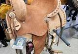Brand new Tough 1 barrel saddle western