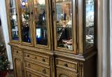 Huge Lighted China Cabinet Hutch