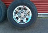 Silverado Chrome 17s-New tires