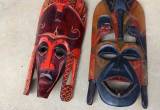 wooden island masks