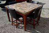 dining room table with 4 chairs