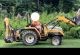 (Stolen) Cub cadet tractor with a backho