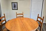 4 foot round kitchen table