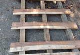 Solid heavy duty oak pallets