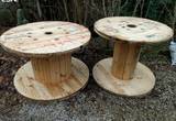 Large wood spools