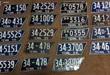 Wanted old Tennessee license plates