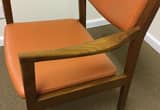 Vintage UT Gunlocke Chair Co. orange