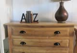New Solid Wood Side Table /3 drawers