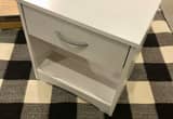 New Pair Nightstands Sauder small white