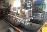 2021 Aquos 10.5 Inflatable Pontoon boat