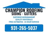 Storm Damage - Call Champion Roofing Now