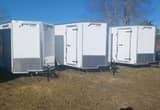 *New* 2024 White enclosed trailers