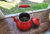 Enamel Kettle Red in color! Other items