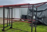 cattle grooming stand/ Stanchion