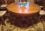 Round Oak Dining Table