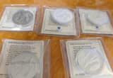 Collectors 5 WWII Pearl Habor Coins