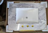 31x22 Cultured Marble Sink